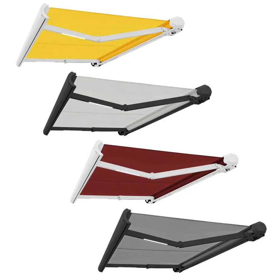 Awnings Type and Aluminum Frame Material full cassette retractable awning