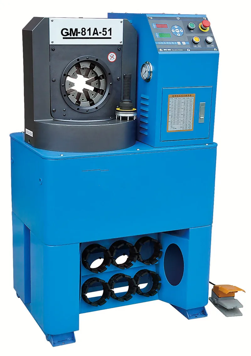 Gemflex parker hydraulic hose crimping machines