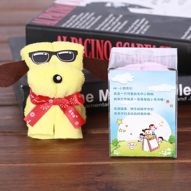
Lovely Design Mini Dog Shape Cotton Cake Towel 