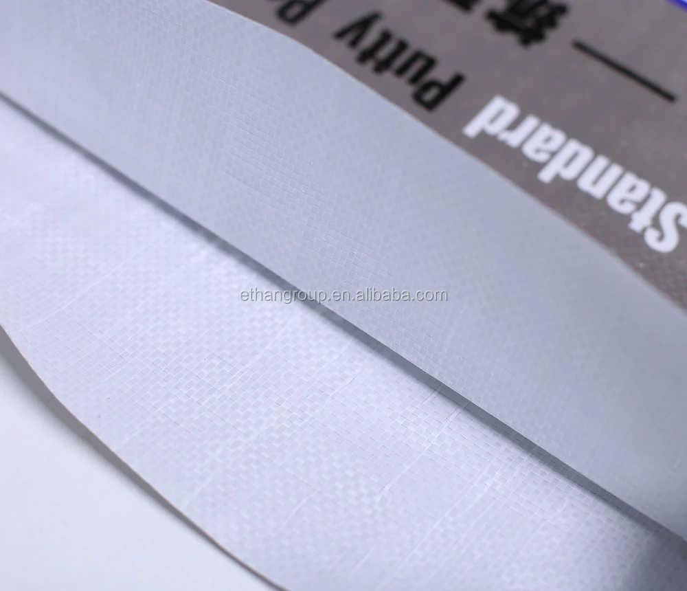 2024 5kg 25kg 50kg 50lb OPP BOPP Polypropylene laminated pp woven putty powder bags, putty powder, washing powder packaging bag