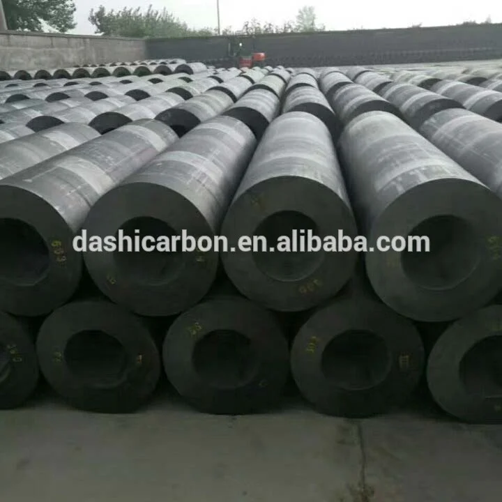 Dia.400-450mm HP UHP grade graphite electrode for steel production in arc furnace in stock