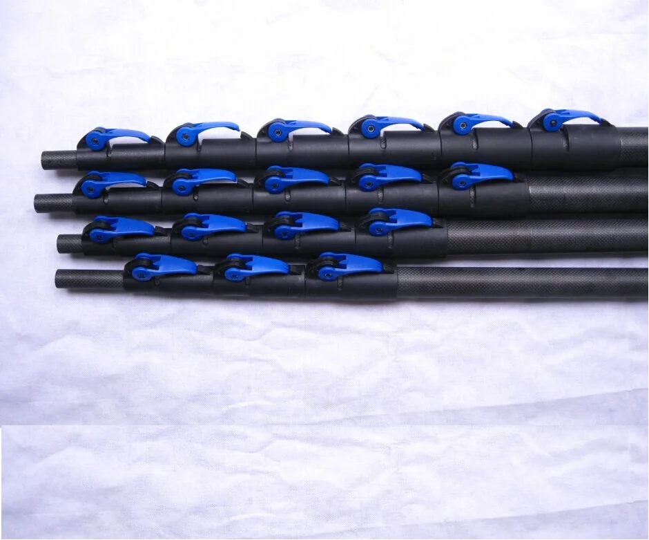 Carbon fiber window cleaning pole