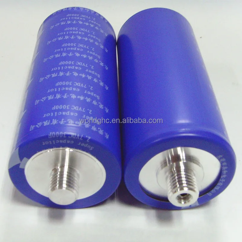 new product supercapacitor 2.7v3000f ultracapacitor for led