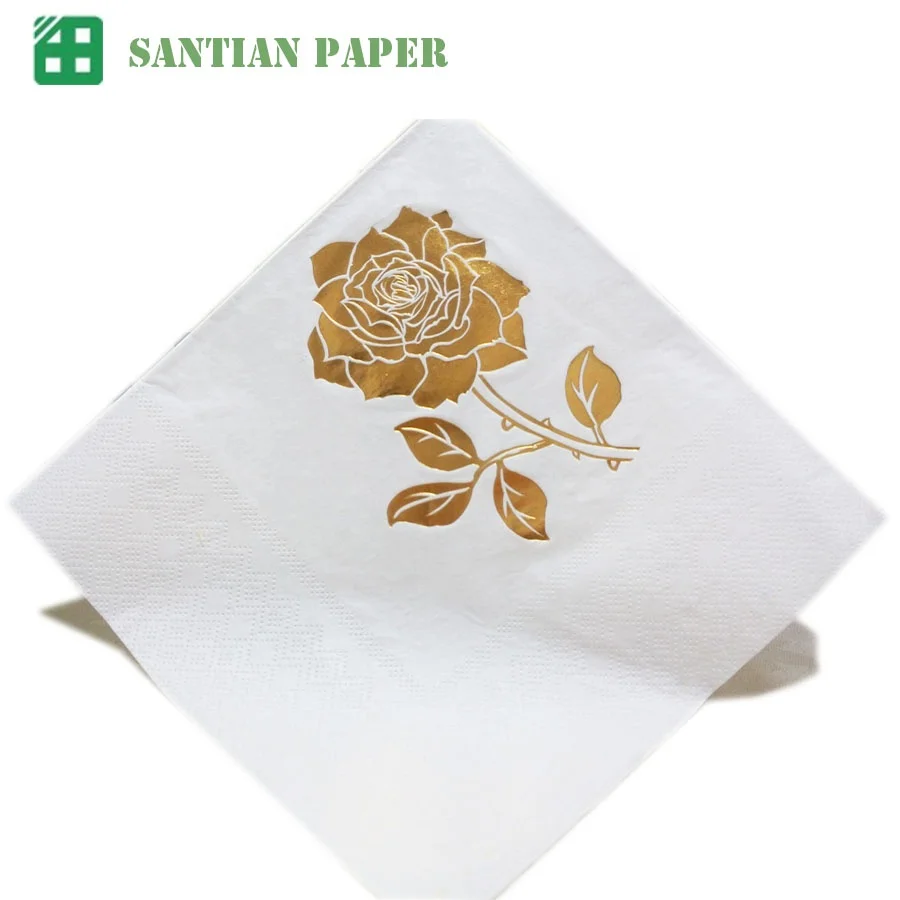 Rose Gold  Paper Napkins custom wholesale