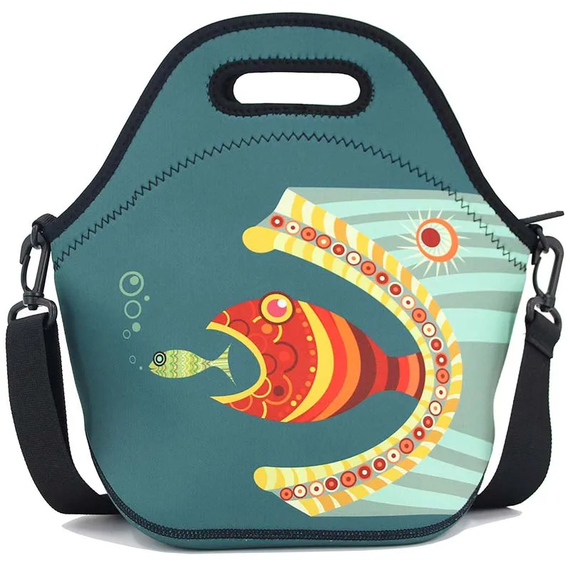 EDIOM Waterproof Insulated Kid Food Eco-friendly Neoprene Lunch Tote Bag