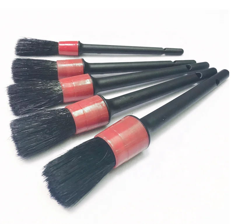 outlet 5 piece car rim wheel detailing brush kit