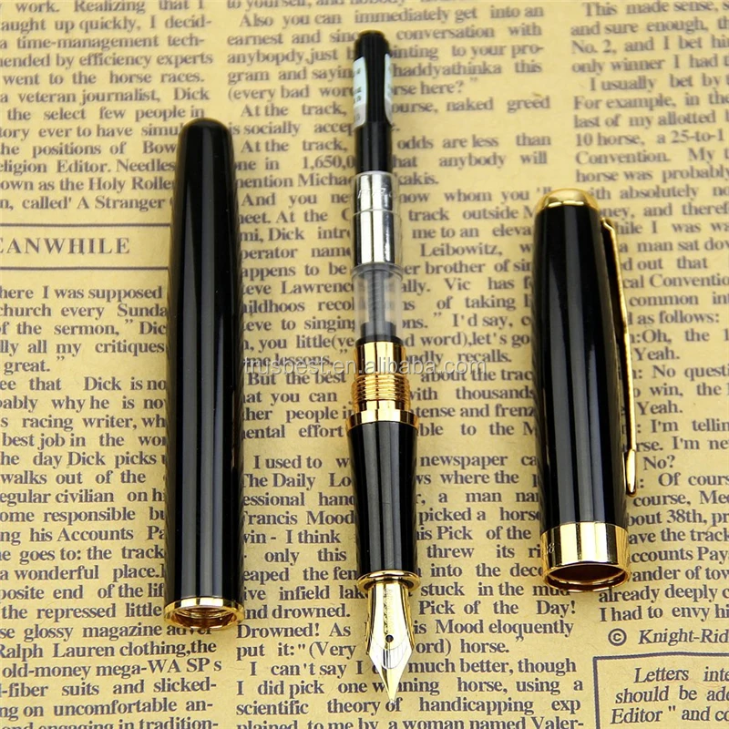 Fountain pen Iraurita Golden Clip pens caneta tinteiro Baoer 388 material escolar school supplies 6298