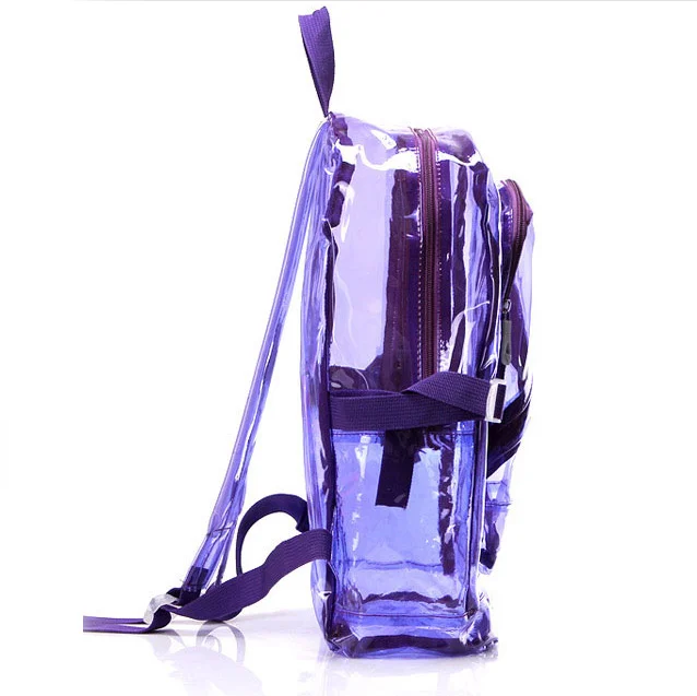 Cheap PVC Bag Plastic clear backpacks