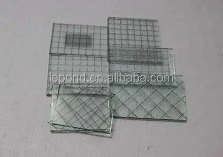 3-8mm Clear and Tinted Textured Wire Glass Sheets