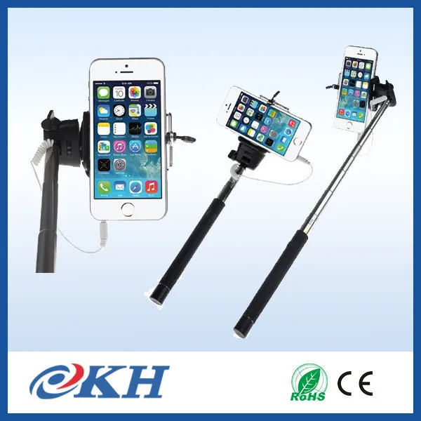 Рекламные высокое качество проводной selfie придерживайтесь монопод, водонепроницаемый монопод