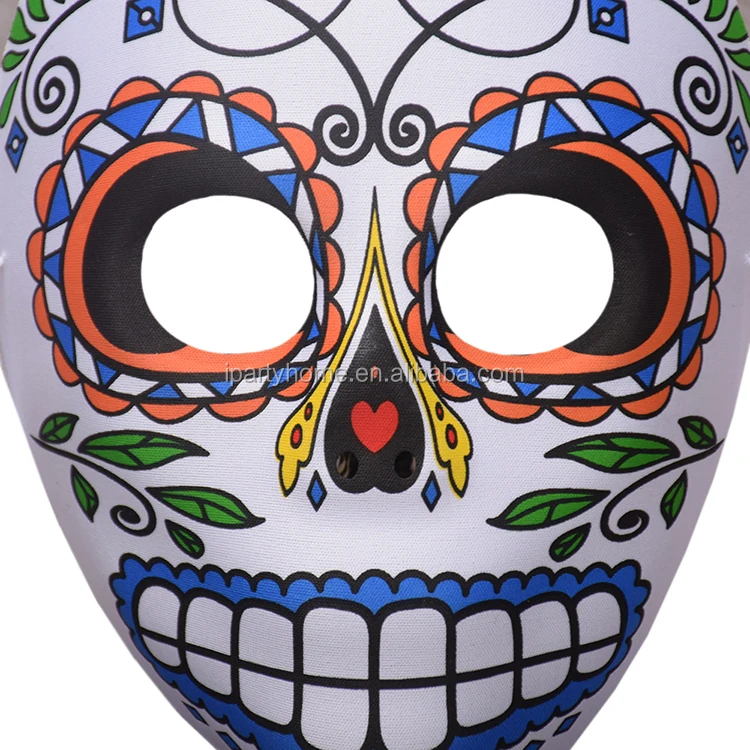 Halloween Party Day of the Dead Sugar Skull Full Face Mask