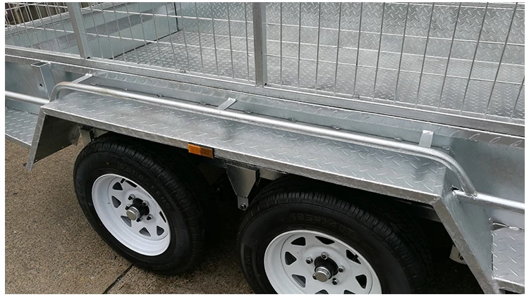 
Trailer For Sale 3500KG 8x5 10x5 10x6 12x6 Heavy Duty Tandem Trailer Box Trailer 
