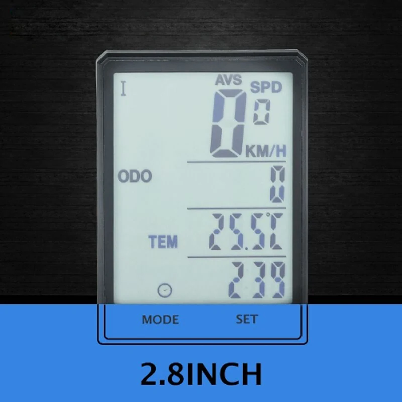 INBIKE Wireless Bike Computer Speedometer Odometer Rainproof Cycling Bicycle Computer Bike Measurable Temperature Stopwatch