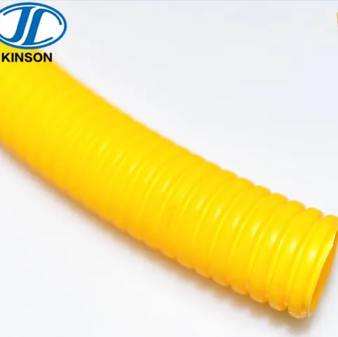 Yellow plastic PP electrical flexible conduit