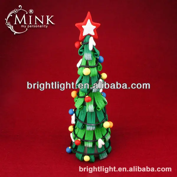 New  hand-made clay christmas treewith