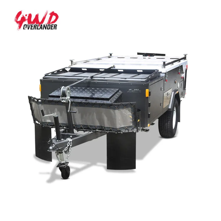 100% Australia Standard Auto Open Rear Folding Off Road Camper Trailer for Sale