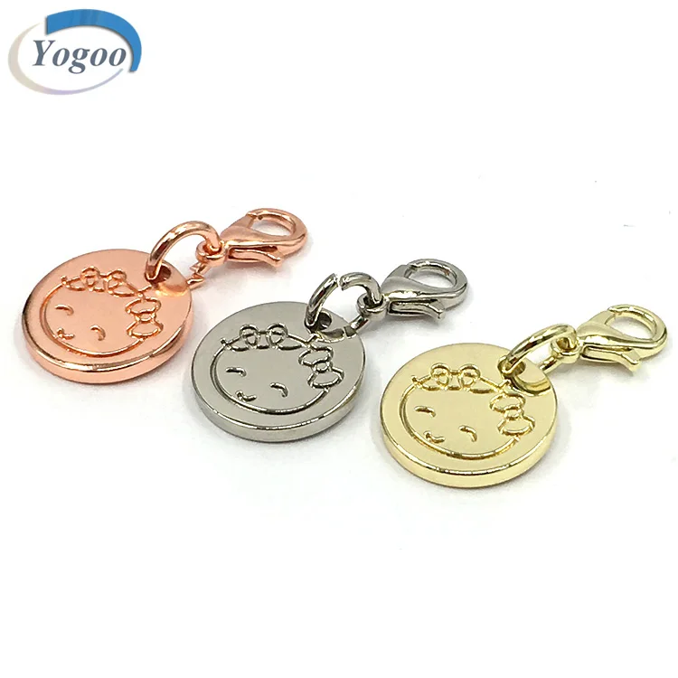 Factory Price Zinc Alloy Wholesale Charms Custom Engraved Pendants Charms for Jewelry