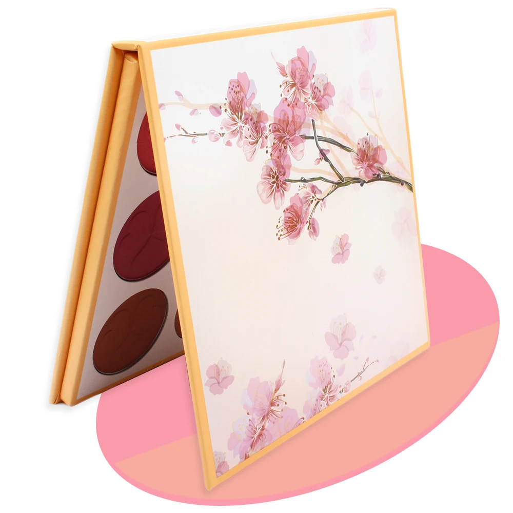 Waterproof private label 9 colors pressed blush Cheek makeup blusher powder high pigment makeup blusher palette