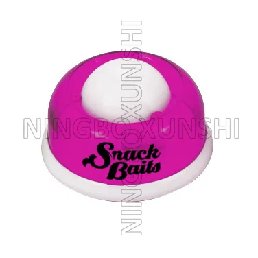 
Portable Desktop table Solid white base circle Plastic transparent magnet rolling ball document file office paper clip organizer 