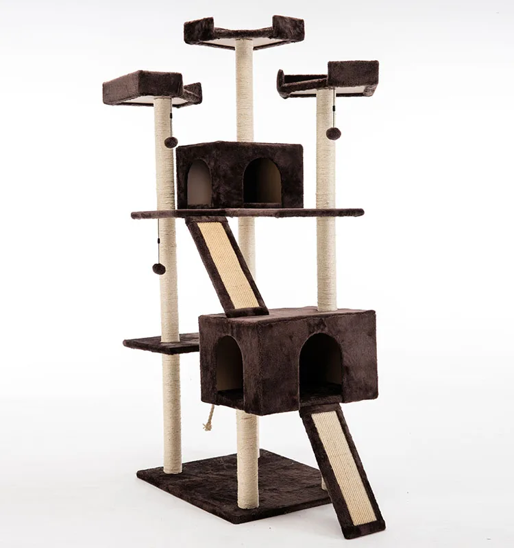 Luxury large Manufacturer Cat Tree Scratcher Kitten Cat Tower Condo Cat Tree Furniture