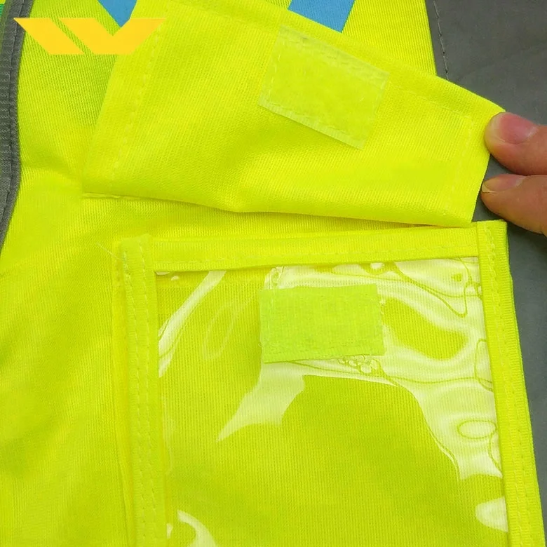 Safety Worksuit Reflective Vest with many pockets for construction crew