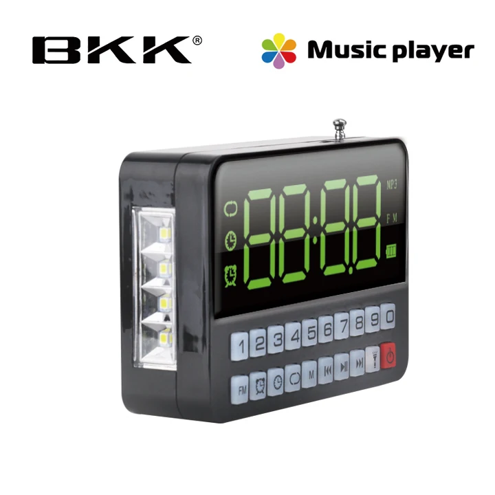 2018 новейшее радио модная модель портативная цифровая песня FM/AM со светодиодным фонариком (KK60)