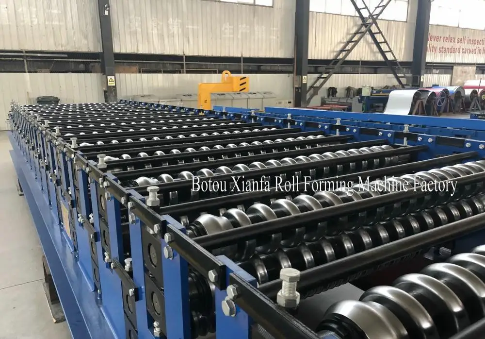 Double Deck Corrugation Roll Forming Machine For Roof Sheet