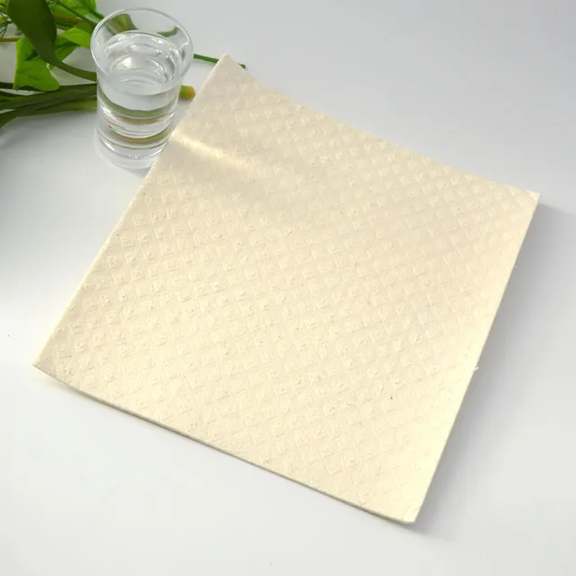 High Absorbency Wood Pulp Cotton Cellulose Sponge Fabric