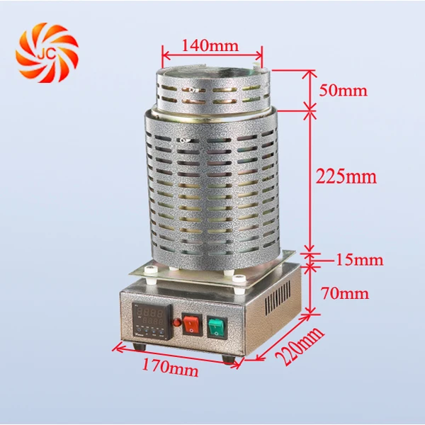 JC 500g Electric Copper Aluminum Melting Furnace