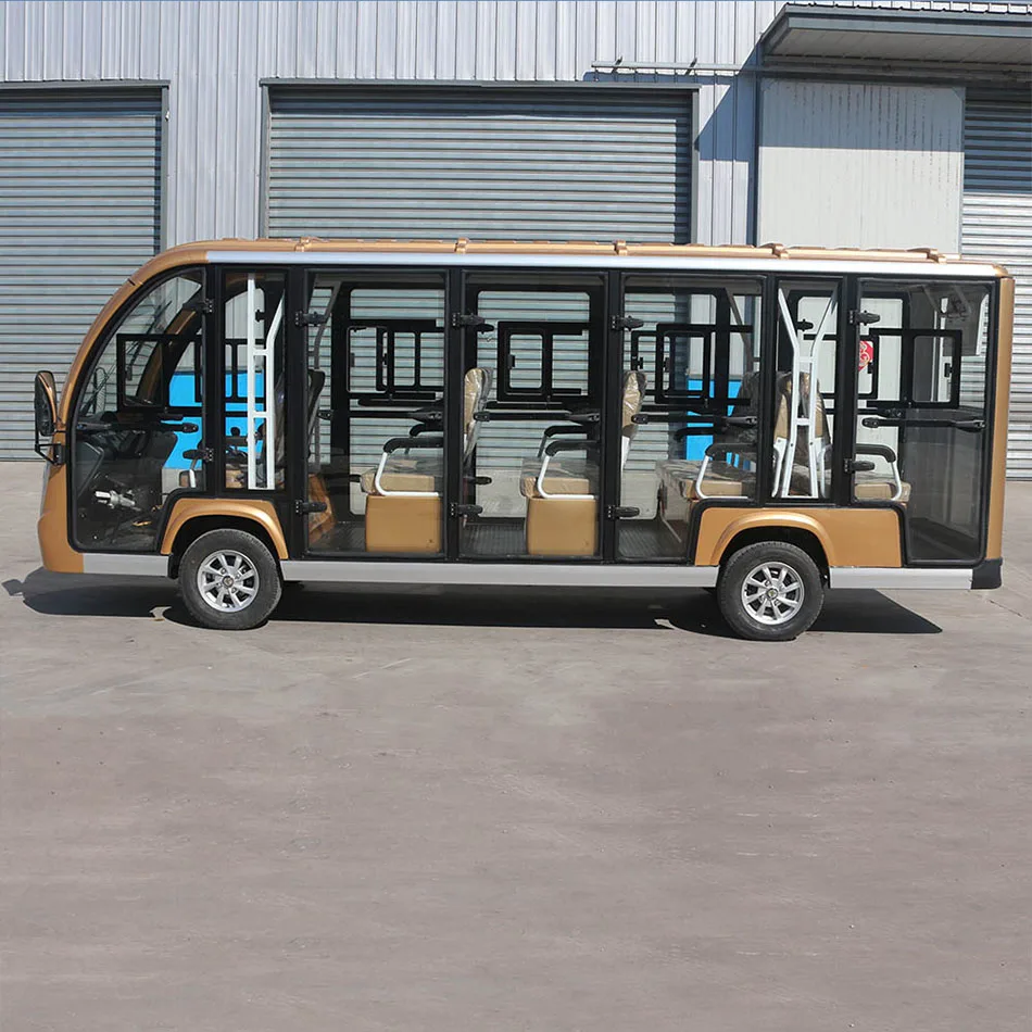 Eco-friendly tourist adult electric sightseeing bus with low price for sale