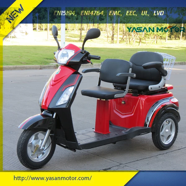 
60V 1000W Two Seat 3 Wheel Electric Motorcycles/Tricycle/Trike/Mobility Scooters for Adult 