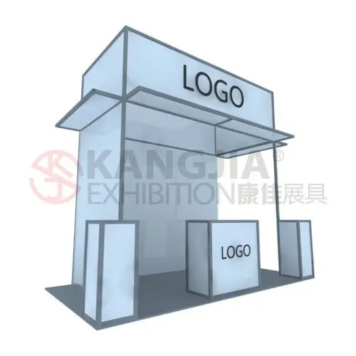 
2X3m size standard trade show booth 