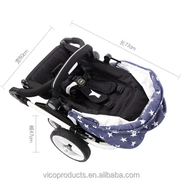 top fancy tech design fantastic folding airaluminium allo frame city tour strong frame lightweight portable 3 in 1 baby stroller