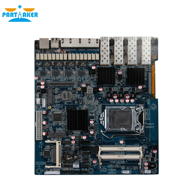 
1U Hardware Firewall Network with 4* 1000M 82574L Gigabit LAN 4* SPF Core i3 4130 3.4Ghz Mikrotik ROS Barebone 