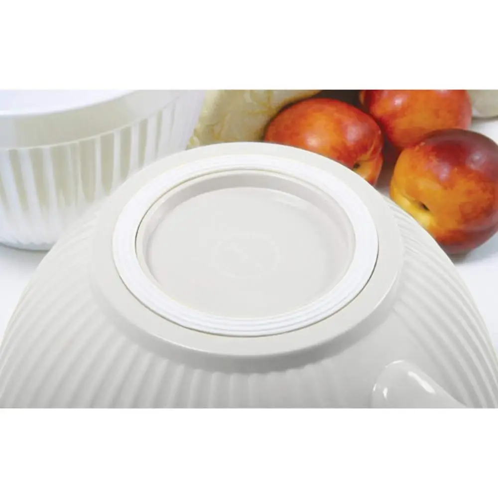 
durable melamine batter bowl Built-in spout and handle for mixing, pouring and storing cake, pancake, with non-slip bottom 