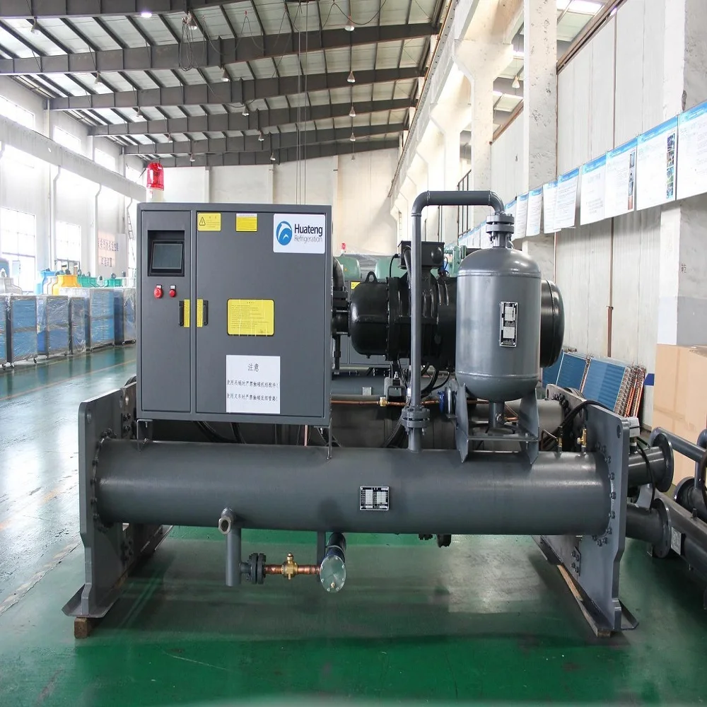 Industrial water cooled screw type circulation chiller
