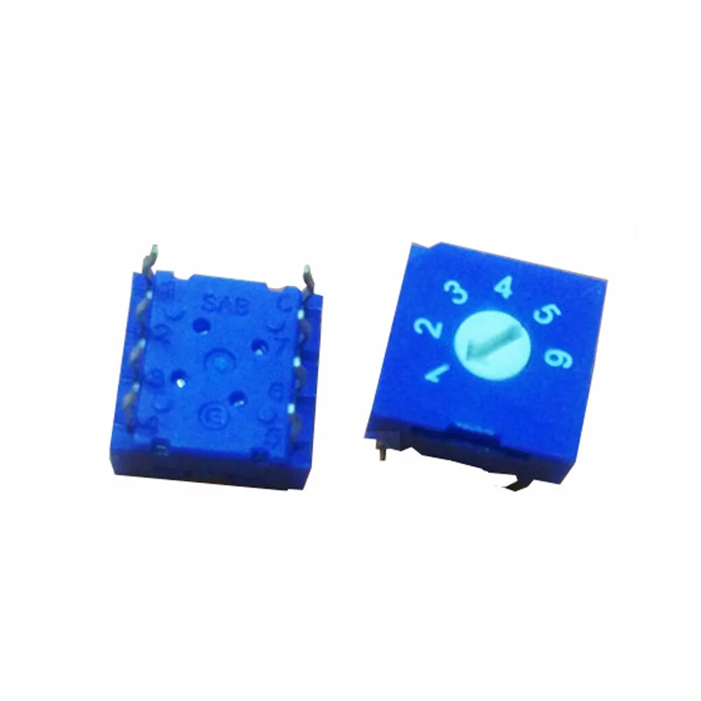RS8163S Rotary Potentiometer Selector Switch with 1,2,3,4,5,6 Code