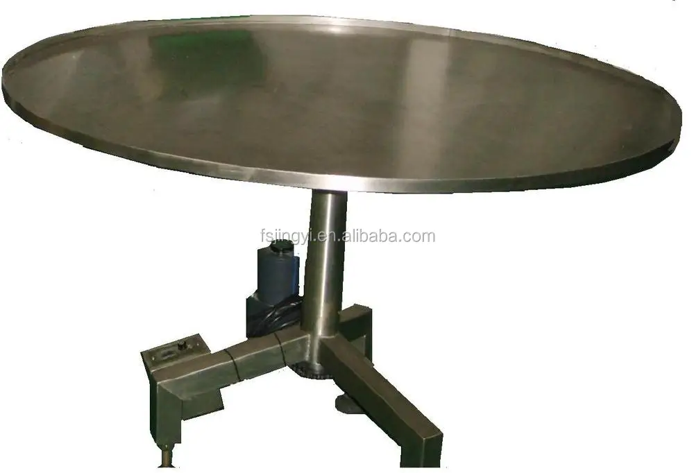 china automatic motorized packing rotary table for collecting goods
