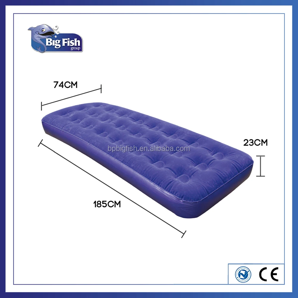 Hot Sale High Quality single Air Bed Inflatable Mattress For Travel and camping