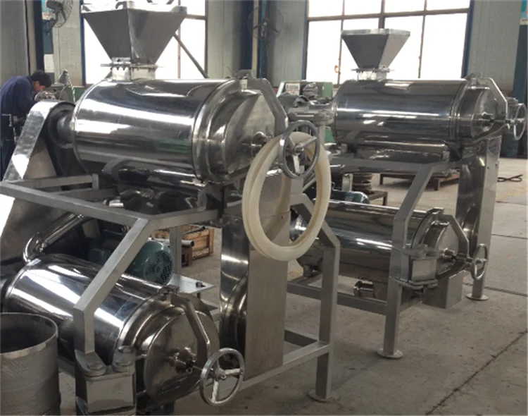 high speed fruit and vegetable dual double channel pulping machine pulper pulp machine