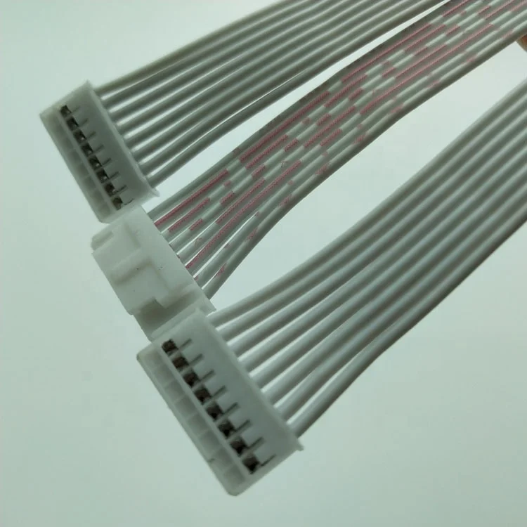 Custom Electronic cable wire HY2.0 connector 8 pin 2468 flat ribbon cable Wiring Harness