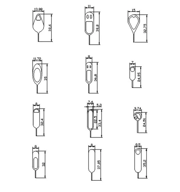 Sim card ejector pin