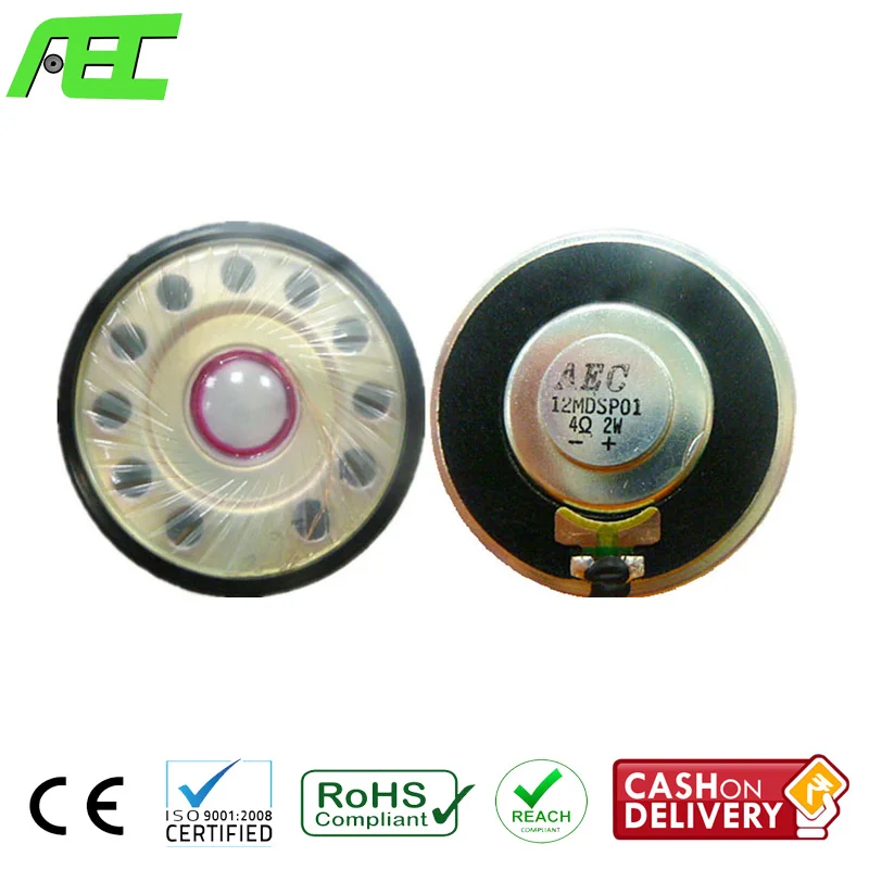2 inch loudspeaker with mylar cone 4 Ohm 2w Miniature Speaker