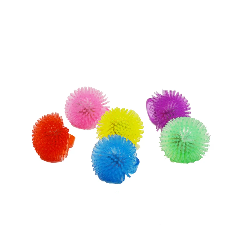 Hystrix 3 light led flashing jelly Ring