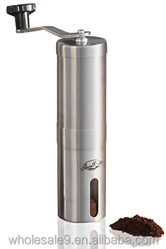 popular colorful manual coffee bean grinder, hand crank design coffee bean maker