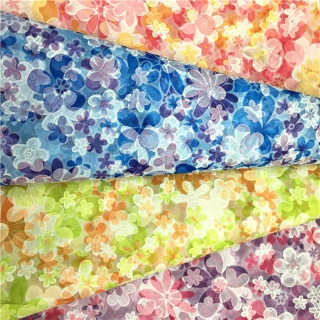 2018 Полиэстер, Хлопок, выгорание и ткань с принтом