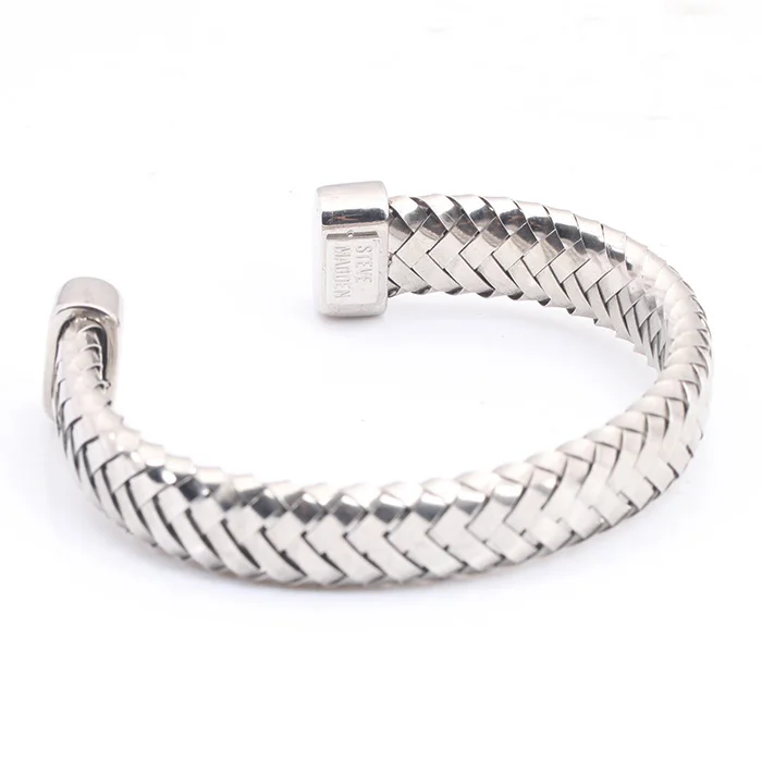 Solid Silver Jamaica Bangle Bracelets, Men 925 Silver Bangle Bracelet