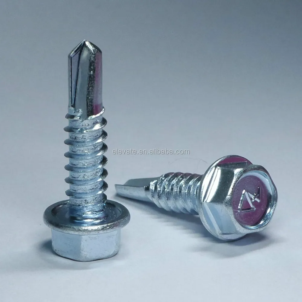 Hex Washer Head BSD Thread Bonded Washer Self Drilling Roofing Screw