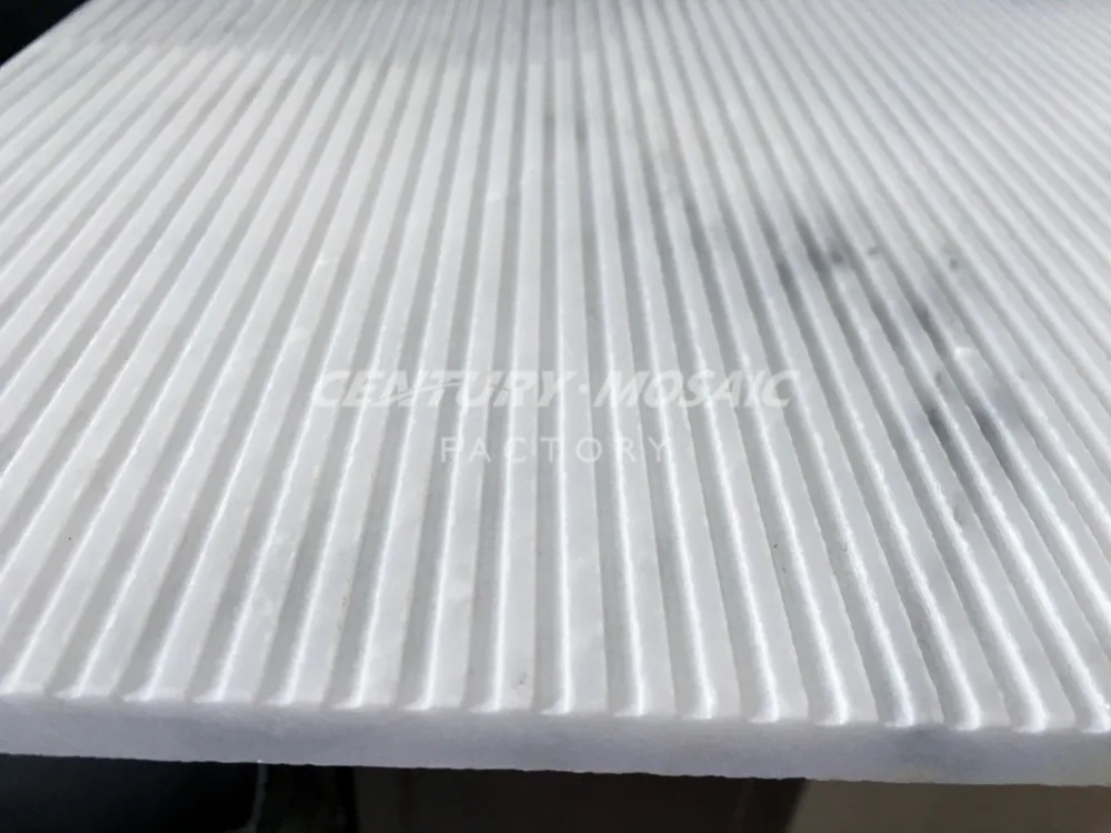 oriental white marble 3d flooring