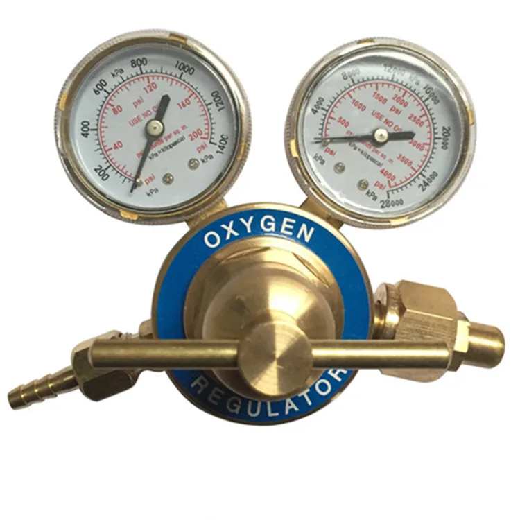 Full brass medium oxygen pressure regulators for welding